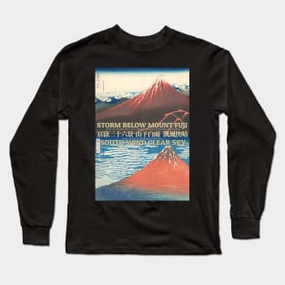 Views of Mount Fuji Long Sleeve T-Shirt